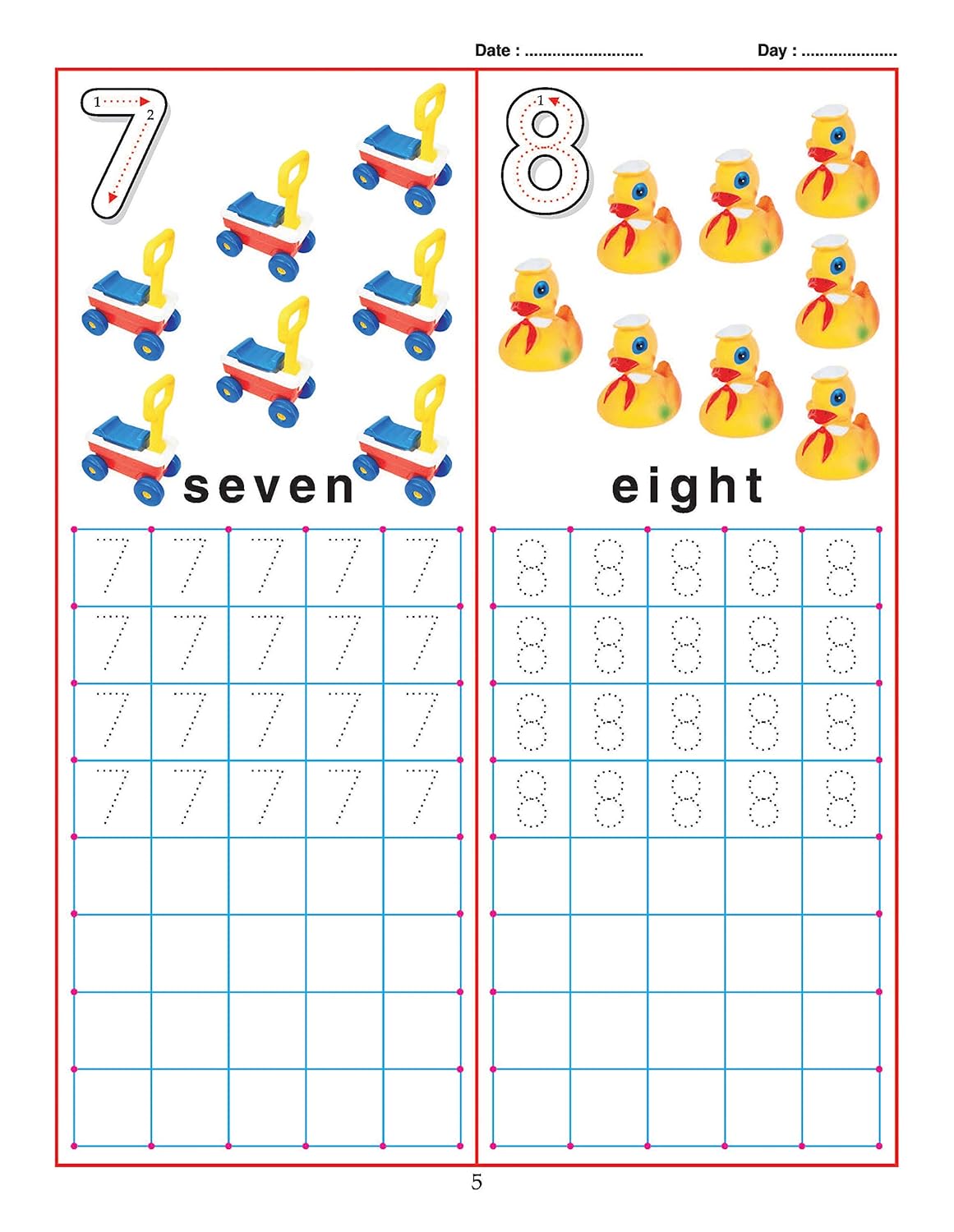 Pre School Writing Books-1 To 20