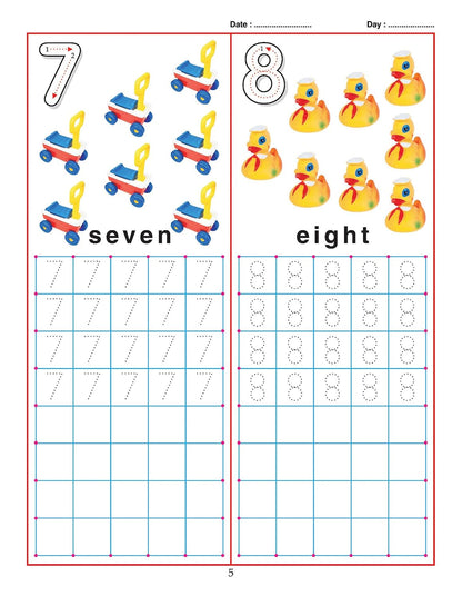 Pre School Writing Books-1 To 20