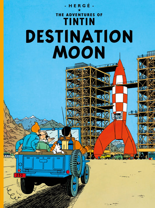 Destination Moon: The Official Classic Children’s Illustrated Mystery Adventure Series (Tintin) by Herge book cover