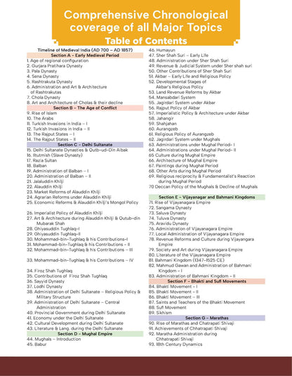 Disha Medieval History of India Simplified for UPSC & State PSC Civil Services Exams | 4 color Book Powered with Infographics, Mindmaps, Pictures & Tables