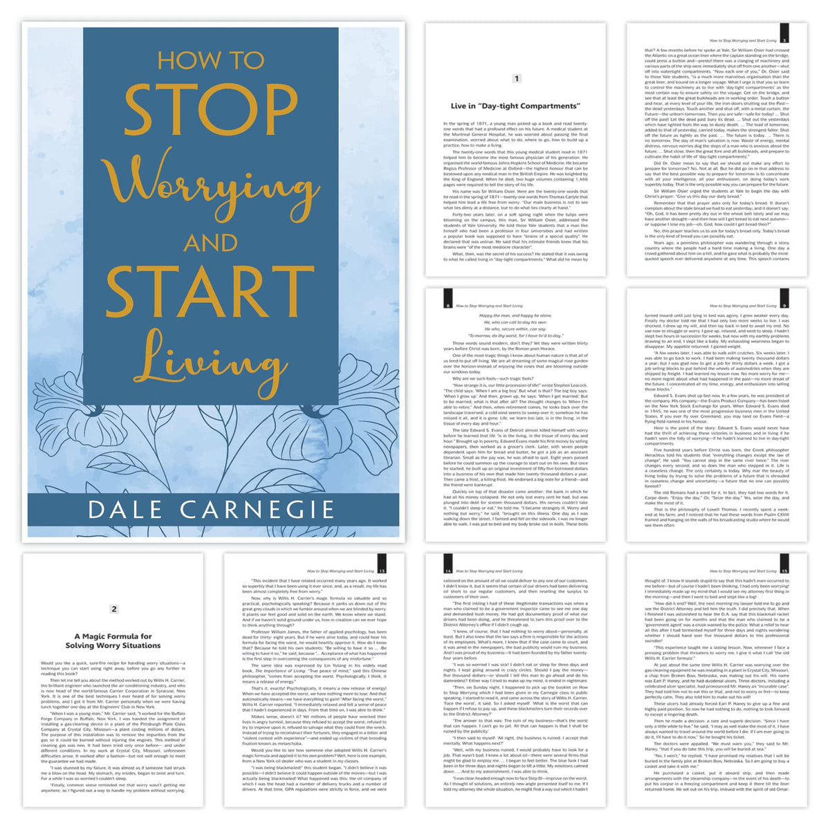 Pack of 6 Self Help Book for Adult - How to Self Confidence, Stop Worrying, Win Friends, Subconscios Mind, Think & Grow and Art of War