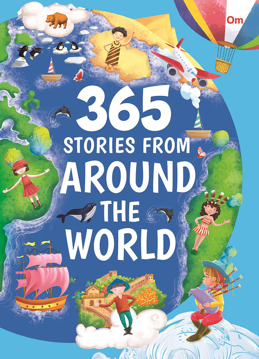 Story books : 365 Stories from Around the World (Illustrated stories for Children) (365 Series) by Om Books Editorial Team book cover