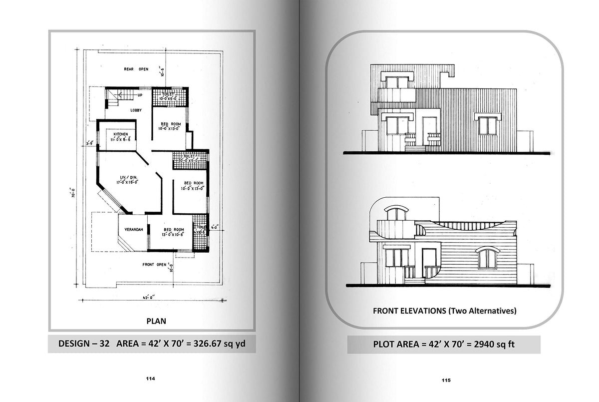 Book of House Plans and Elevations