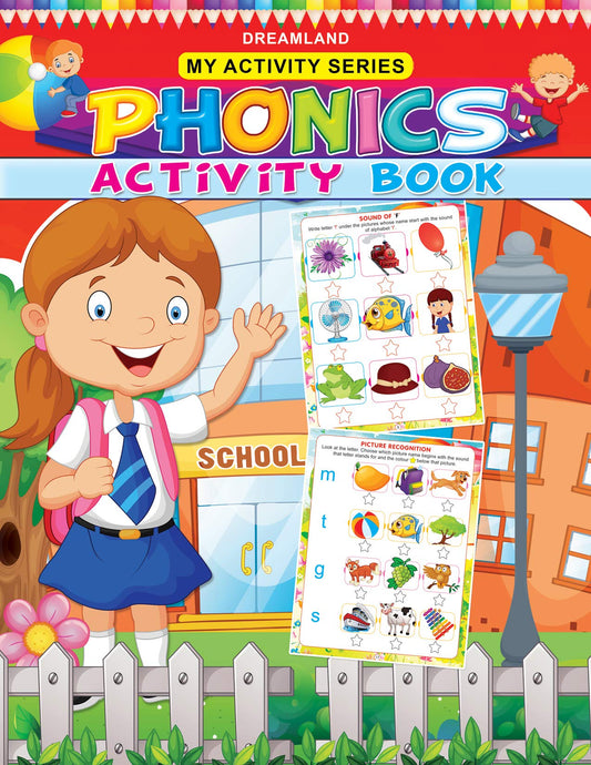 Phonics Actiivity Books by Dreamland Publications (Author) book cover