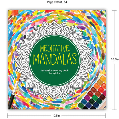 Meditative Mandalas: Adult Coloring Book: Meditative Mandalas for Relaxation & Stress Relief | A Mindfulness & Therapy Guide for Adults to Unwind & Boost Creativity [Select Learning]