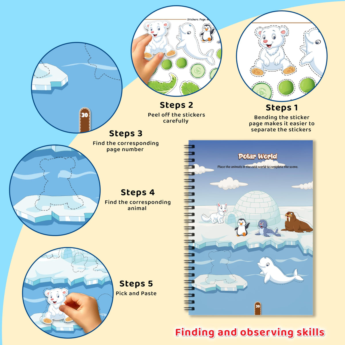 500+ Ultimate Stickers Activity Book for Kids Ages 2-5 Years, Theme Based Reusable Stickers, Fun Learning & Educational Book for Toddlers