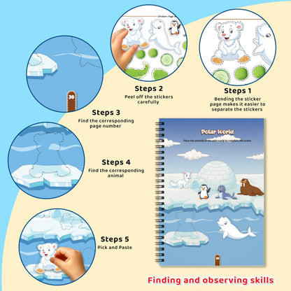 500+ Ultimate Stickers Activity Book for Kids Ages 2-5 Years, Theme Based Reusable Stickers, Fun Learning & Educational Book for Toddlers