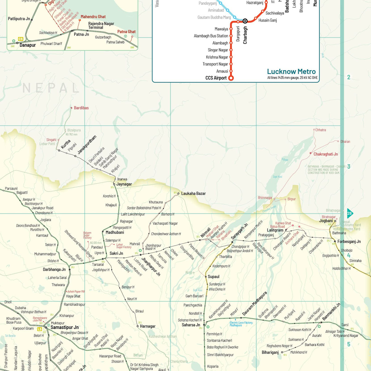 The Great Indian Railway Atlas - 4th Edition