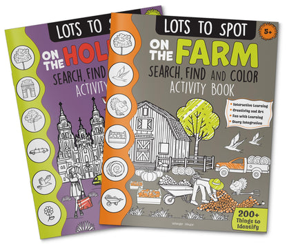Lots to Spot On The Farm: Search, Find and Color Activity Book