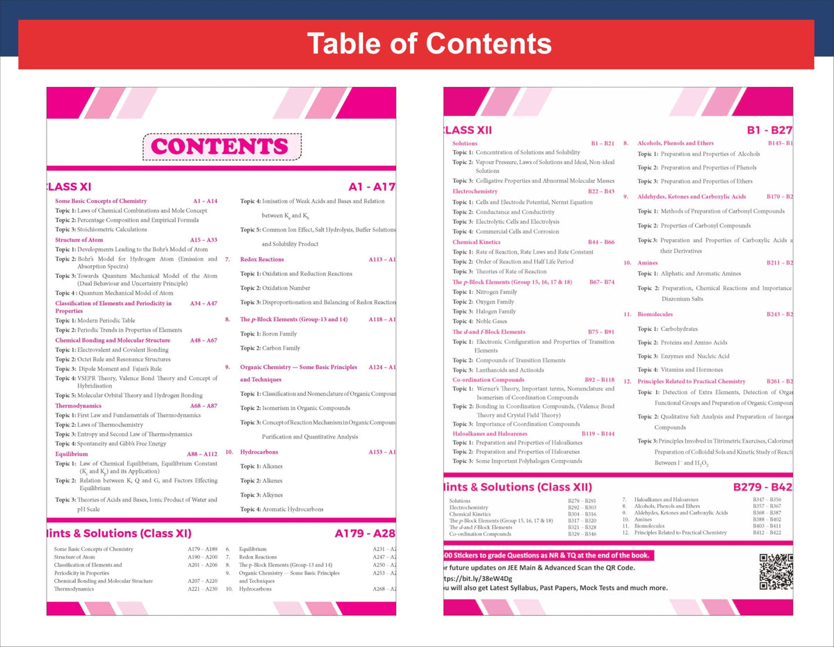 Disha Errorless 202 Chemistry Chapter-wise & Topic-wise 25 Year JEE Main Previous Year Solved Papers (2026 - 2002) 10th Edn |100% New Syllabus JEE MAINS PYQ Book with Detailed Solutions | For JEE 2027