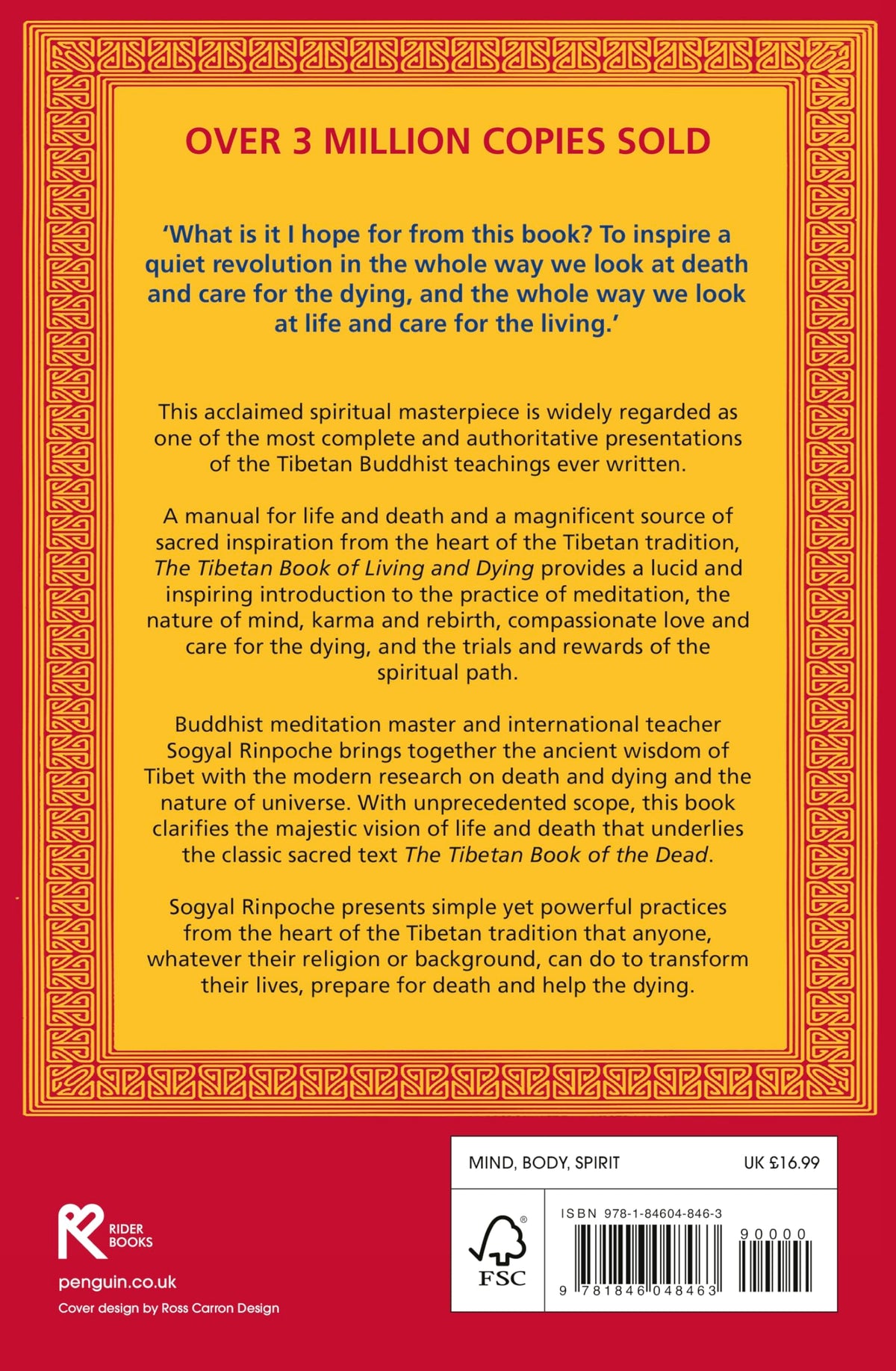 The Tibetan Book Of Living And Dying: The Spiritual Classic & International Bestseller: 30th Anniversary Edition