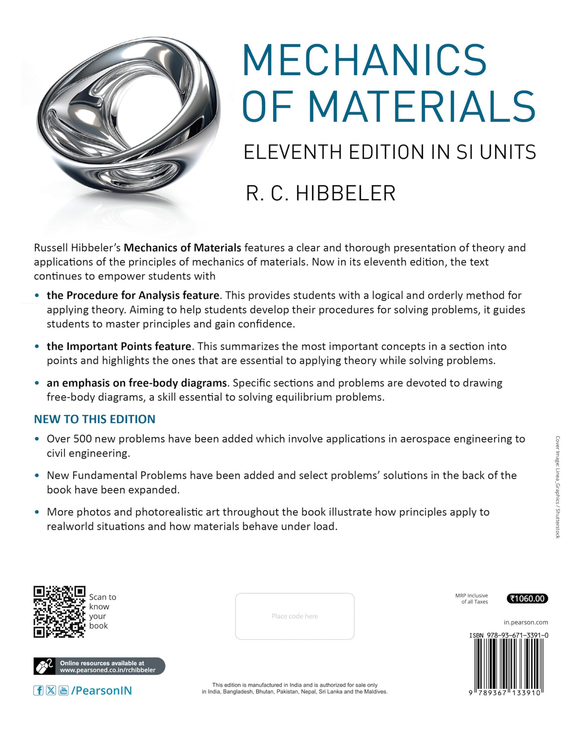 Mechanics of Materials | 11th Edition in SI Units | - Pearson