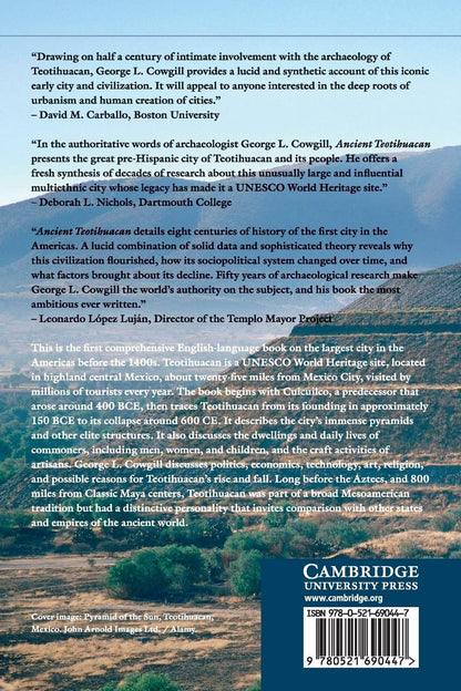 Ancient Teotihuacan: Early Urbanism in Central Mexico (Case Studies in Early Societies)