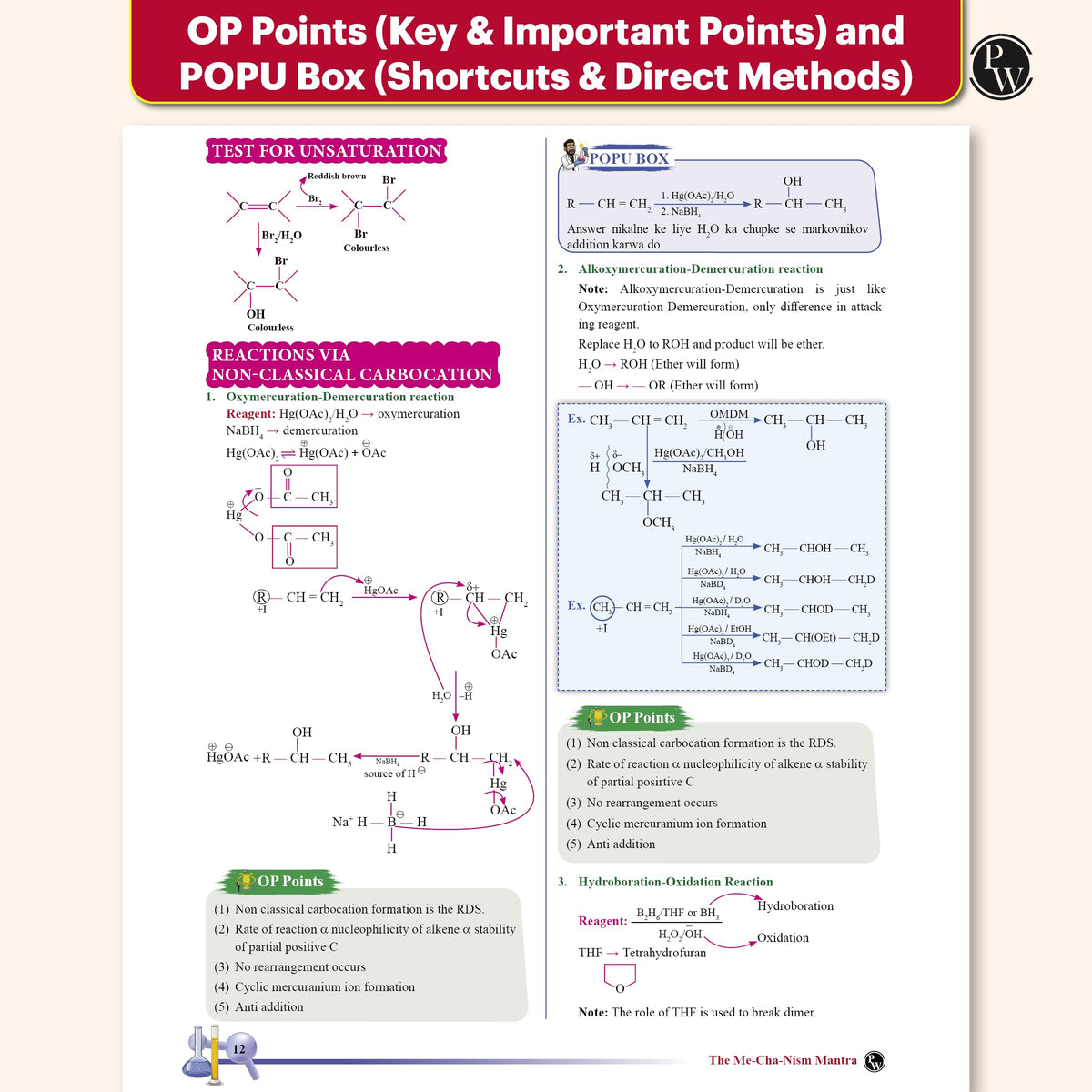 PW The Mechanism Mantra For NEET, JEE Main, JEE Advanced and Olympiads By Pankaj Sir (Popu Mama) For 2026 Exams l Reaction Mechanisms, Name Reactions and Reagents