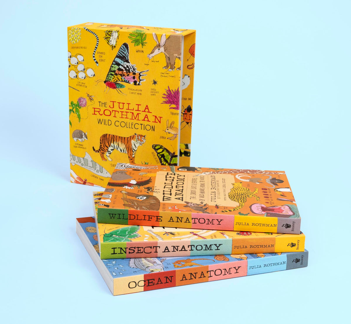 The Julia Rothman Wild Collection: Ocean Anatomy, Wildlife Anatomy, Insect Anatomy