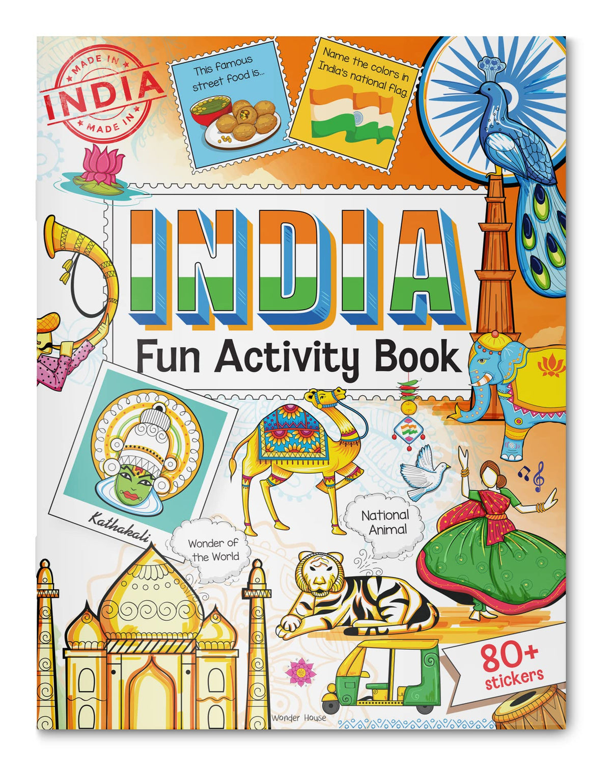 India: Fun Activity Book for Children | Explore Culture, Monuments, Festivals & Maps | Ages 5–10 | 3+ Hours of Interactive Learning and Discovery