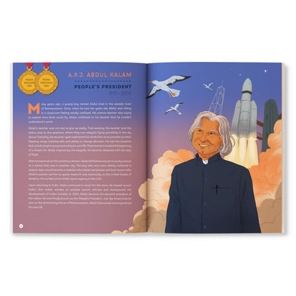 The Padmas: Fifty Stories of Perseverance | Illustrated Biographies of Padma Awardees | A.P.J. Abdul Kalam, Indra Nooyi, Milkha Singh and more | Ages 8+