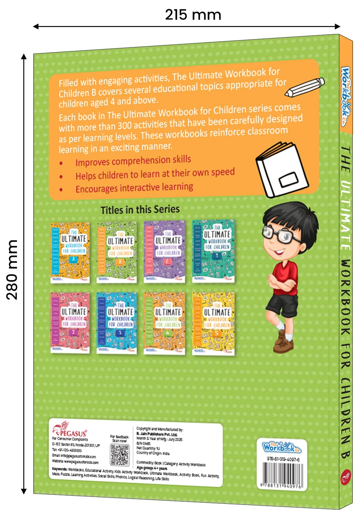 The Ultimate Workbook for Children 4-5 Years Old