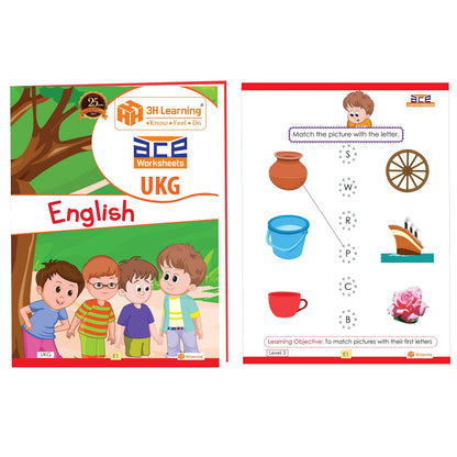 UKG Kids 284 Page 3 CBSE Books Early Learning Activity Skill Worksheets All in One English Maths GK / EVS Fun Coloring Pre School KG 2 Montessori 4-6 Yrs Upper Kindergarten Children Workbooks Kit set