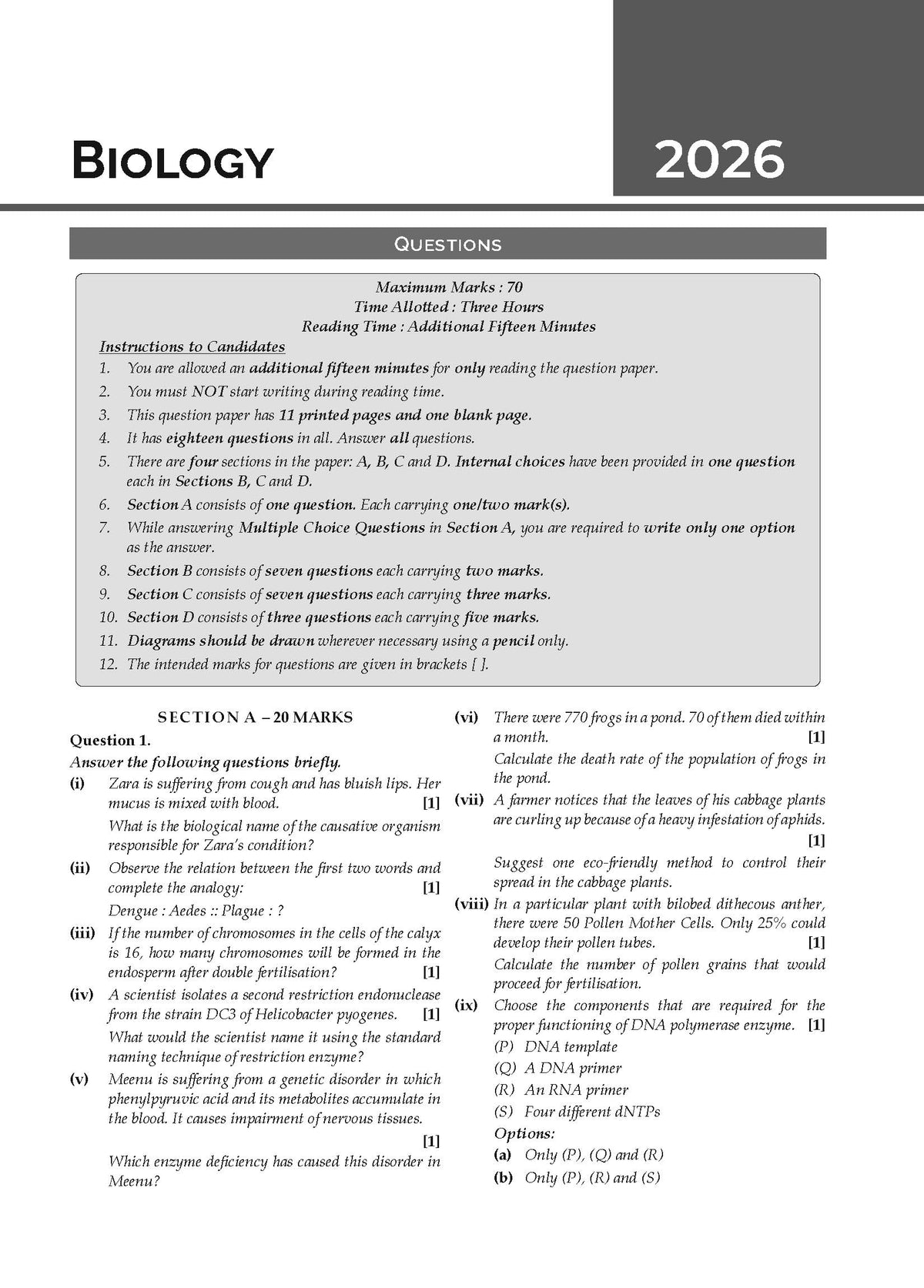 Gurukul by Oswal ISC Class 12 Science Stream 10 Years Solved Papers for 2027 Exam | Yearwise Board Papers 2016–2026 | Eng I & II, Hindi, Physics, Chemistry, Biology, Maths, Computer Science & Phy Edu