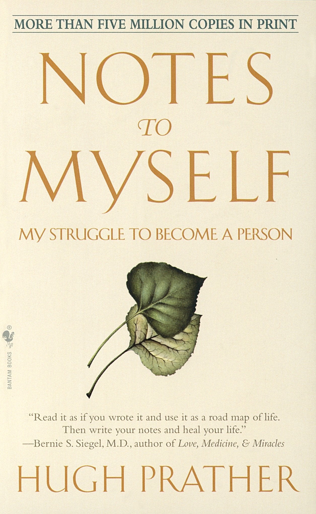 Notes to Myself: My Struggle to Become a Person by Hugh Prather book cover