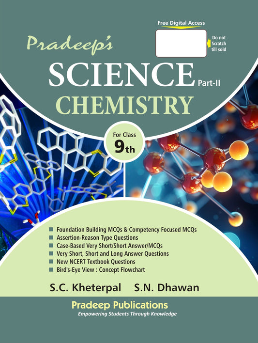 Pradeep's Science Part - II Chemistry for Class 9 - Examination 2026-27