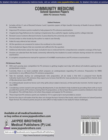 Community Medicine Solved Question Papers