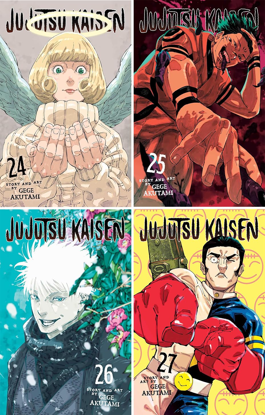Jujutsu Kaisen Complete Manga Collection Vol. 0–27 (28 Books Set) by Gege Akutami