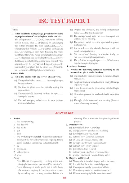 Oswaal Grammatically Yours By Sudhir Sir For Classes 9 to 12 | Best ICSE & ISC Book for English Grammar with tests practice in the exact exam format, Including FAQs & Answer Keys