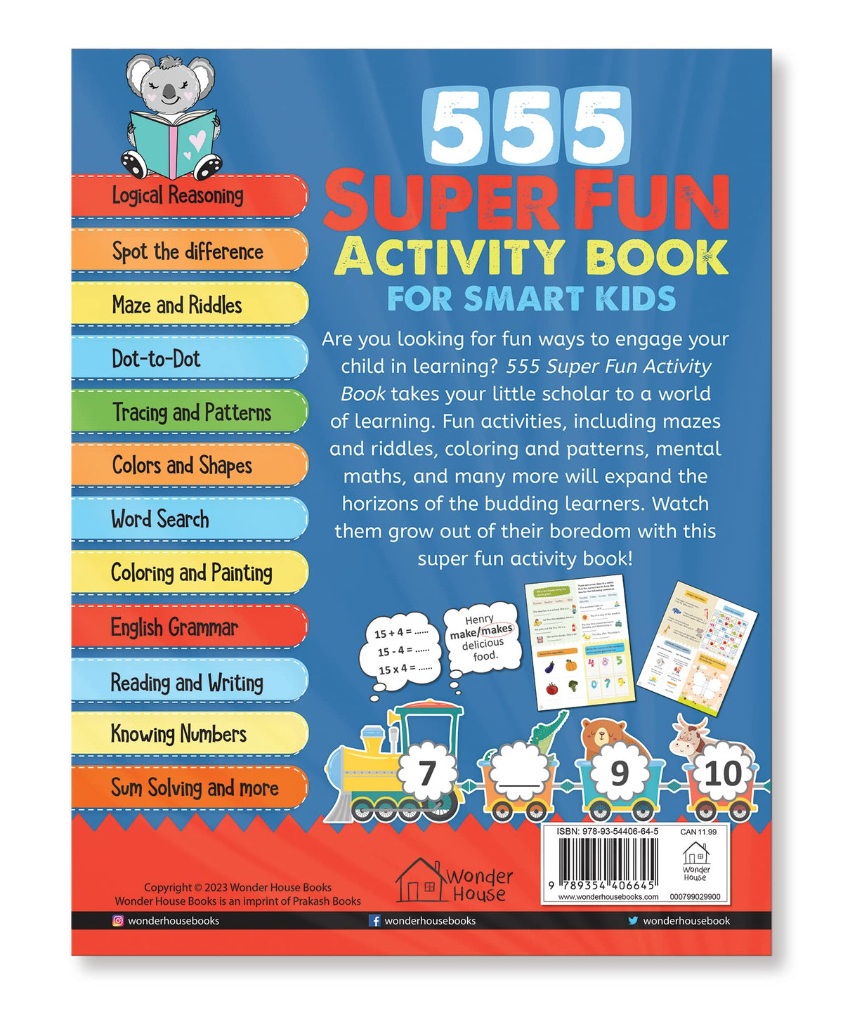 555 Super Fun Activity Book for Smart Kids | Puzzles, Mazes, Word Games & More | Ages 6–10 | 10+ Hours of Brain-Boosting Fun