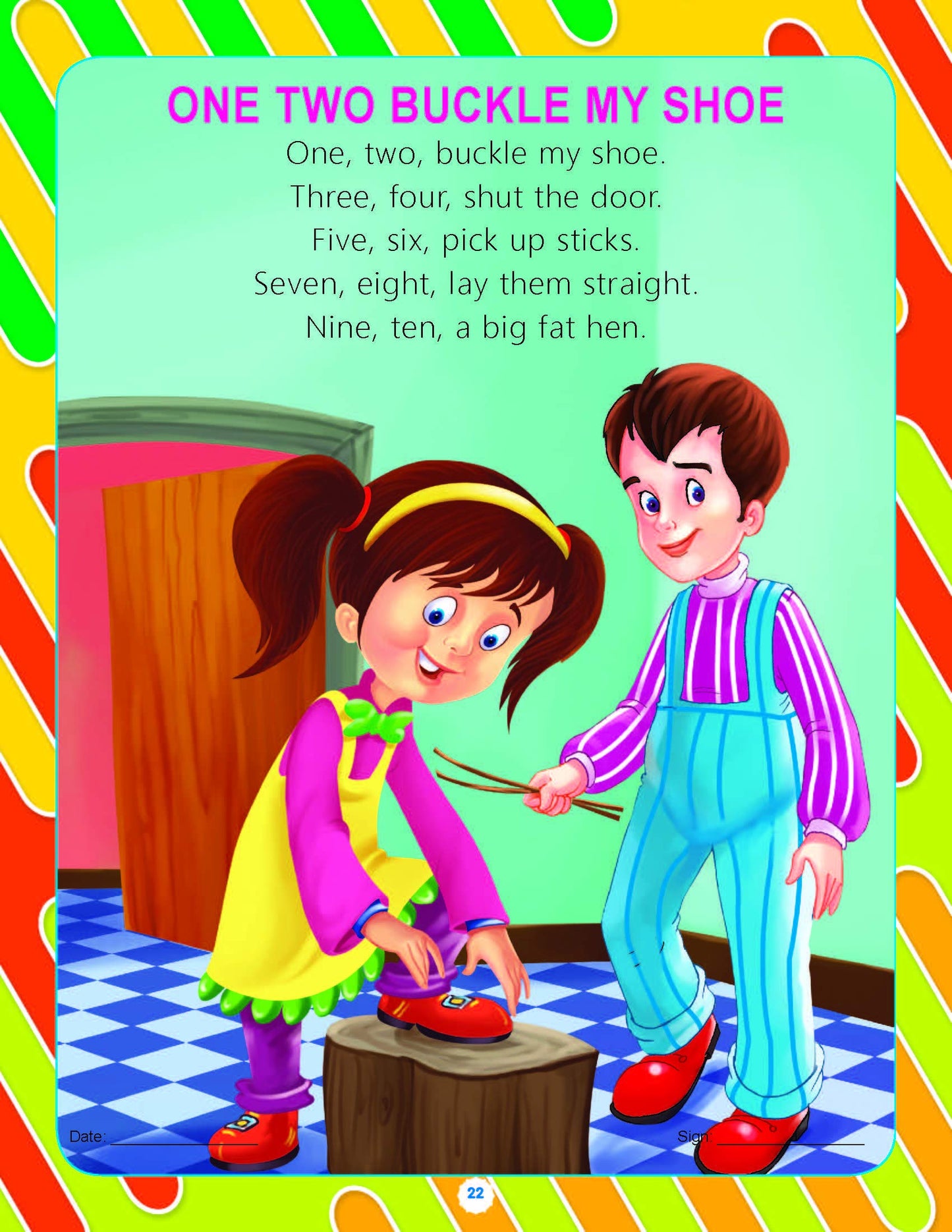 Pre-Nursery Rhymes & Story Book for Age 2- 5 Years | Early Learning Books