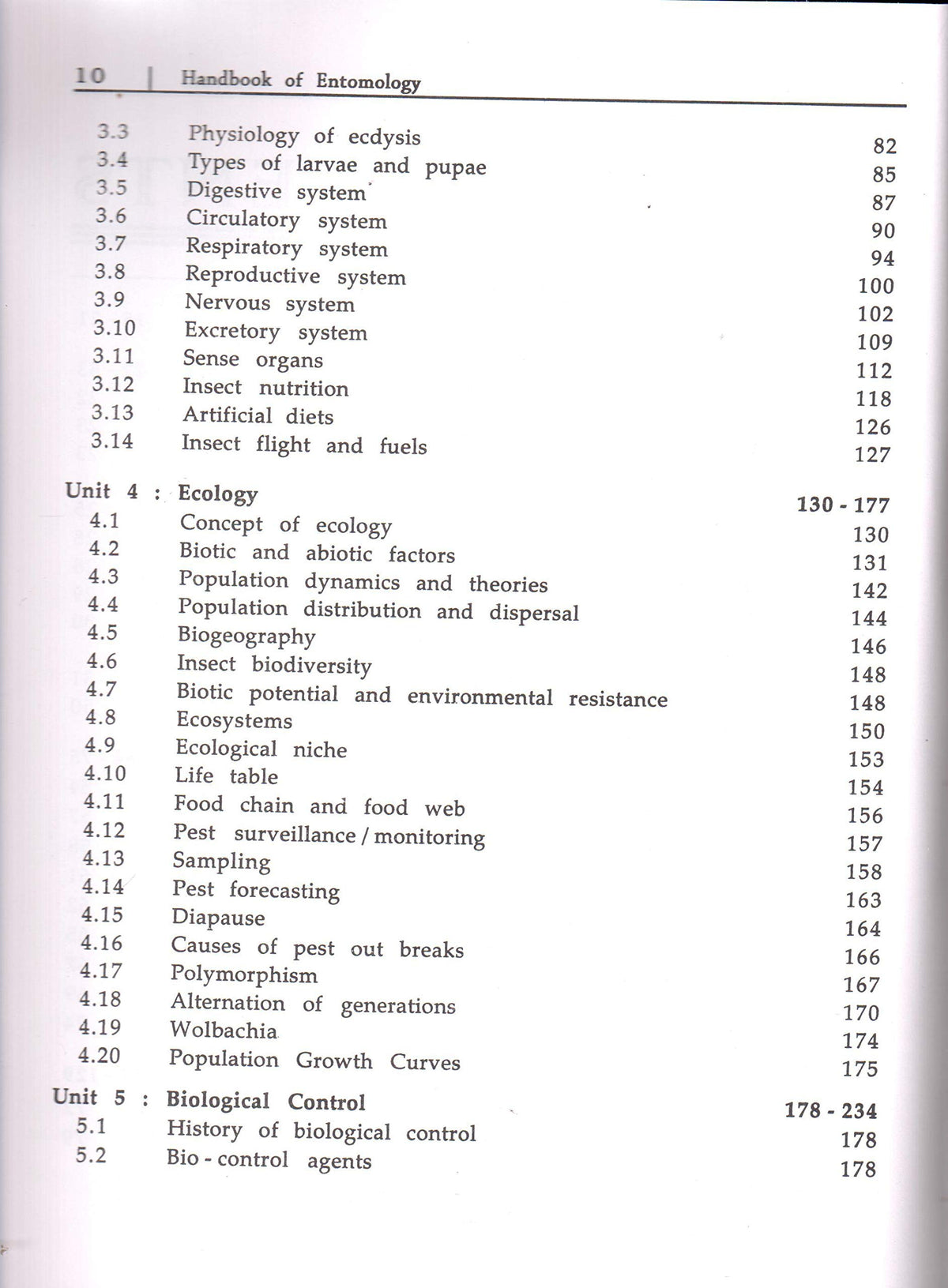 Handbook of Entomology (4th Edition)