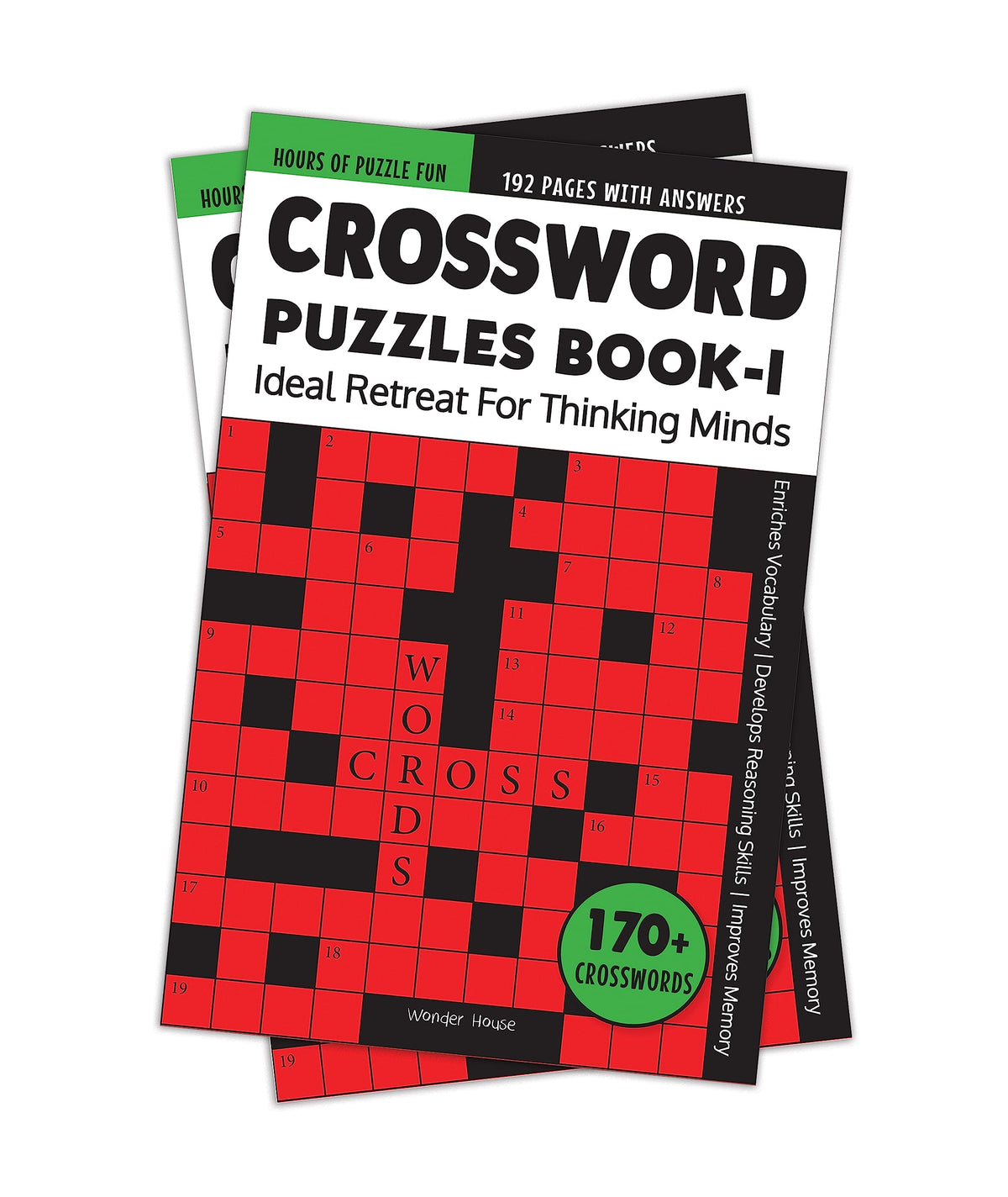Crossword Puzzles Book 1 For Childrens (Age 8+ Years) | 170+ Engaging Puzzles & Answer | 2000+ English Words | Vocabulary Building | Cognitive & Reasoning Skills | Brain Booster | Paperback Edition