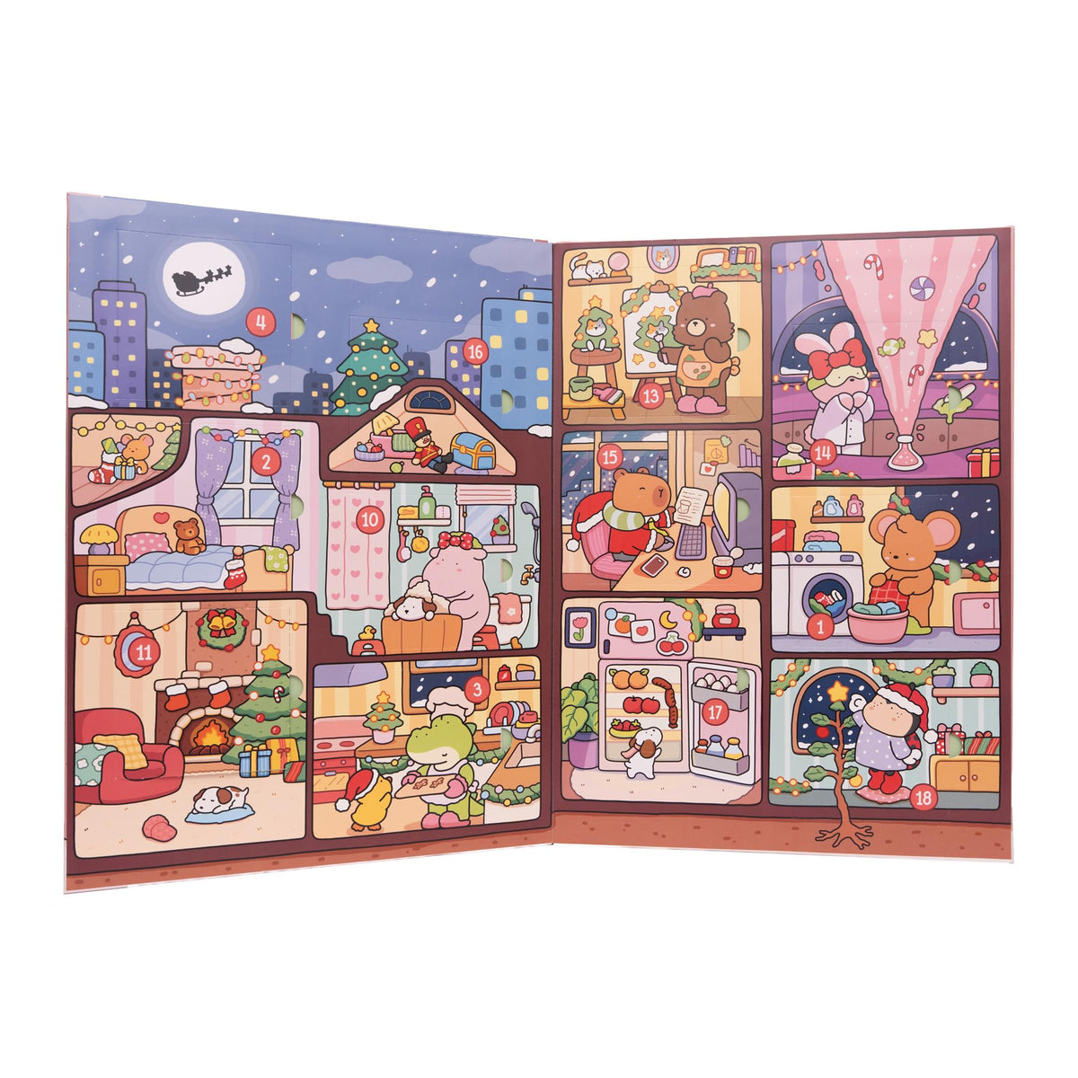 Cozy Countdown: An Advent Coloring Book Bundle