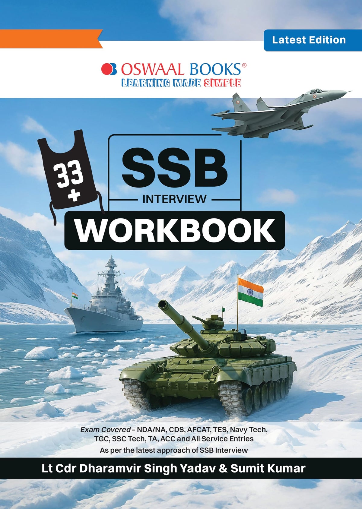 Oswaal SSB Interview Workbook | Psychology (TAT, WAT, SRT), GTO Tasks & Personal Interview Practice | English Medium | NDA, CDS, AFCAT, TES, Navy, ACC & All Defence Service Entries | For 2026-27 Exams