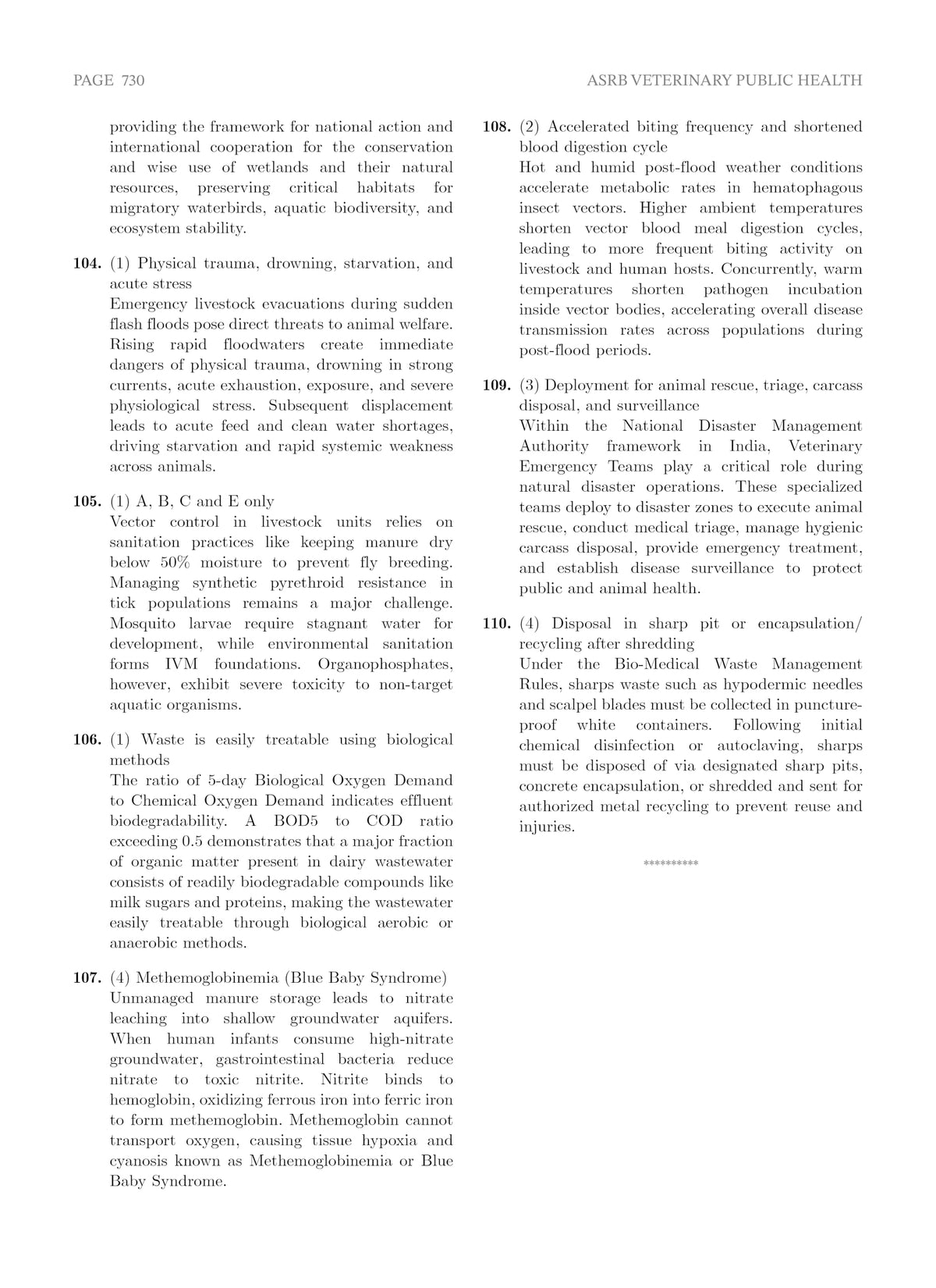 ASRB Exam 2026 Veterinary Public Health | NET, ARS, SMS (T-6) & STO (T-6) | Chapterwise 25 Years PYQ | 3000+ MCQs with Full Explanation