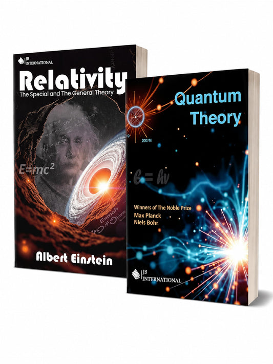 Quantum Theory + Relativity: The Special and General Theory | Combo Set of 2 Books | Albert Einstein | For Physics Students & Science Enthusiasts | Paperback