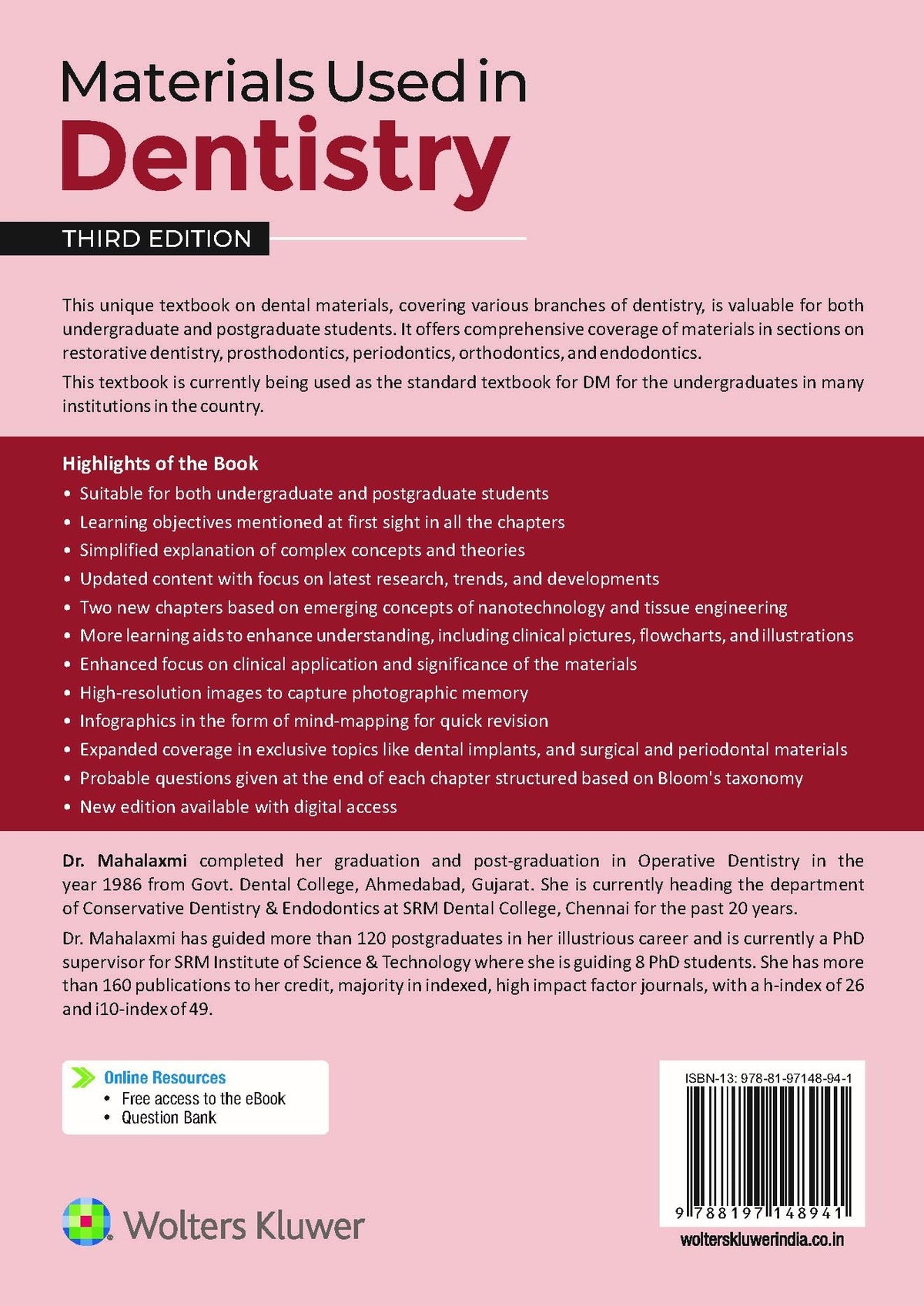 Materials Used in Dentistry, 3ed