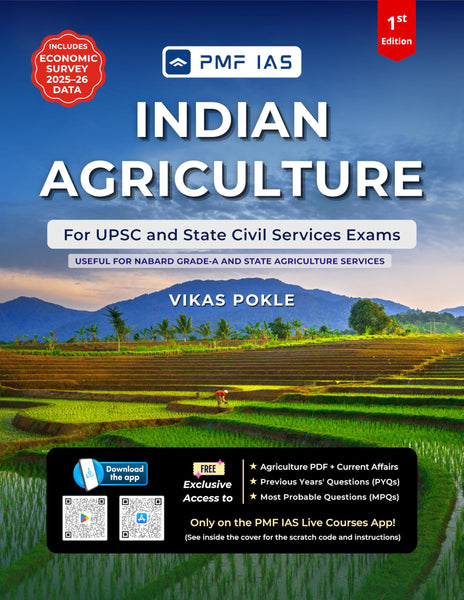 PMF IAS Indian Agriculture for UPSC and State Civil Services Exams 2026-27
