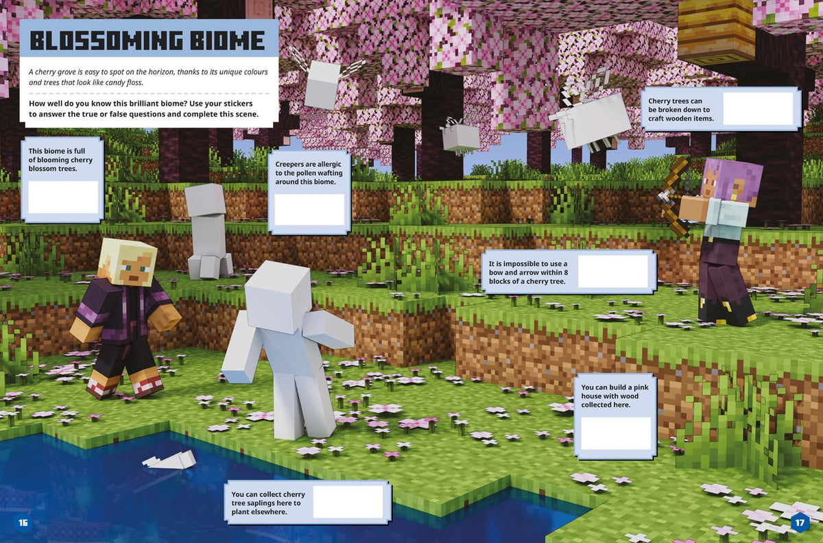 Minecraft Character Creator Sticker Book: A brand-new official sticker book adventure full of fun customisation for kids who love gaming.