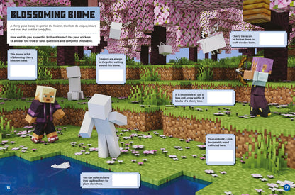 Minecraft Character Creator Sticker Book: A brand-new official sticker book adventure full of fun customisation for kids who love gaming.