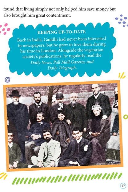 Mahatma Gandhi Biography for Kids Age 6–12 Years – Inspiring Illustrated Biography Book from Icons of Inspiration Series | Learn About Non-Violence, Truth & Courage