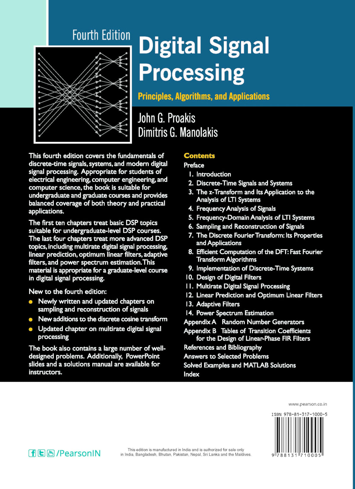 Digital Signal Processing, 4e (Old edition)