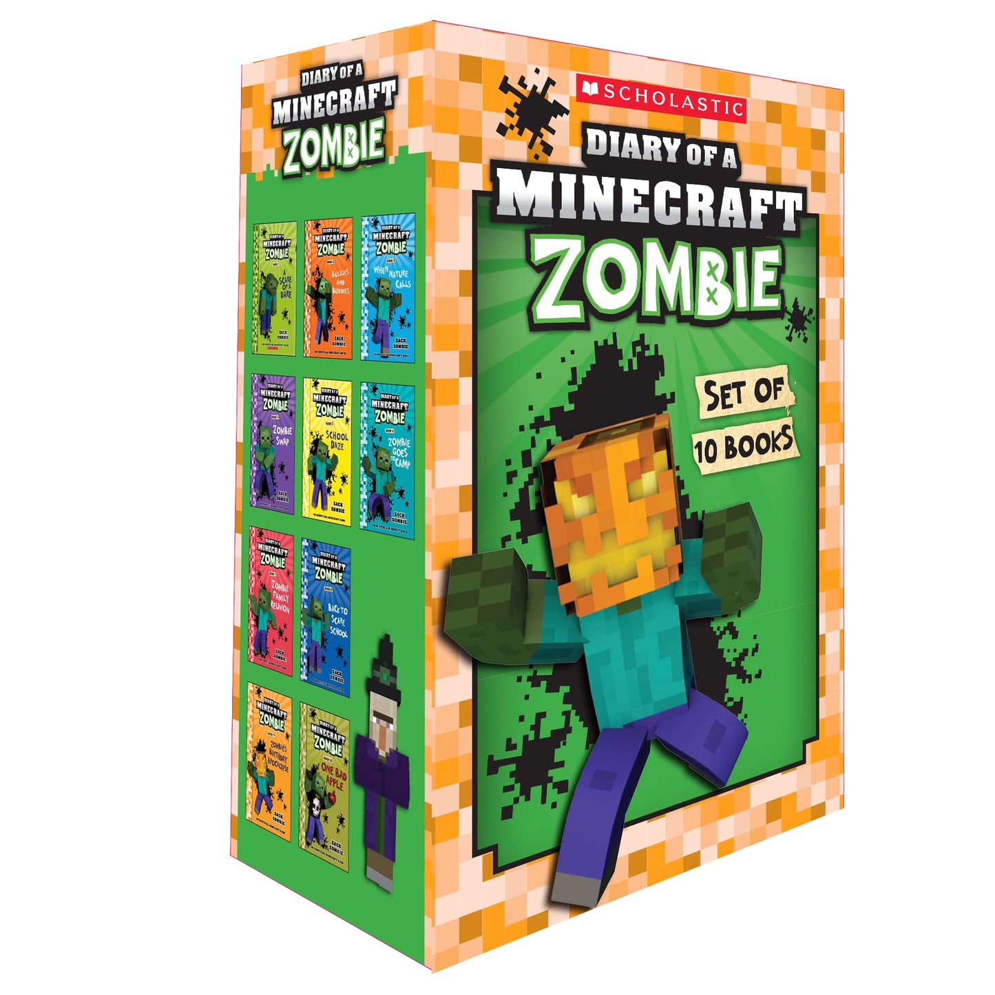Diary Of A Minecraft Zombie Box Set (Books 1 to 10) book cover