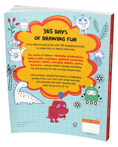 Draw Everyday: Book of Daily Doodles for Kids