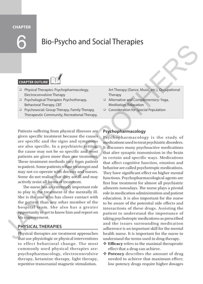 Mental Health & Psychiatric Nursing for GNM Students | Comprehensive Textbook with 26 Clinical Assessment, Chapter-wise MCQs, Case Study and Nursing Care Plan Formats for Term-End Exams