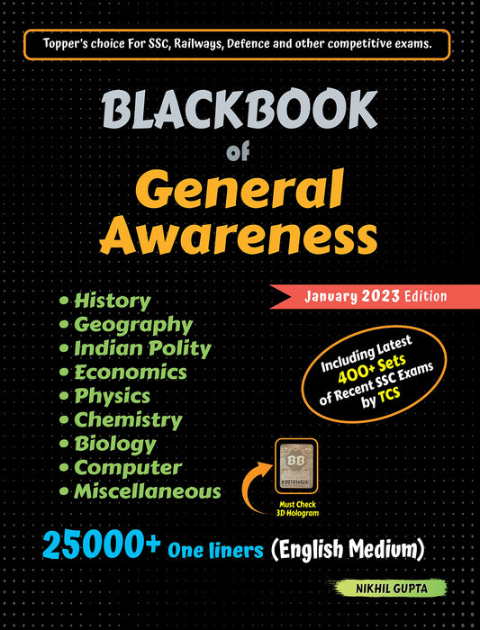 BlackBook of General Awareness January 2023 by Nikhil Gupta