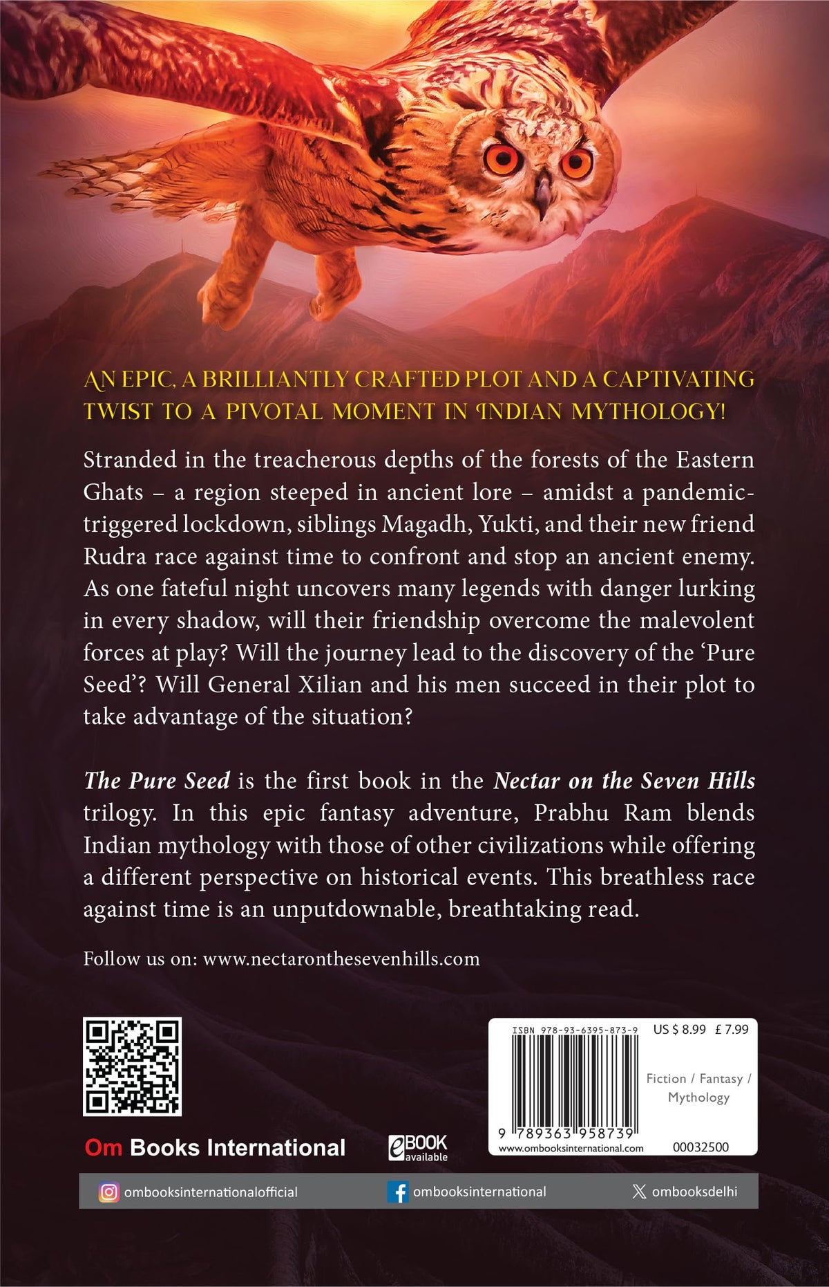 Nectar on the Seven Hills: The Pure Seed (Book 1 of Nectar Trilogy) | National Bestseller | Epic Mythological Fantasy Adventure: The Pure Seed - An Epic Fusion of Indian Mythology