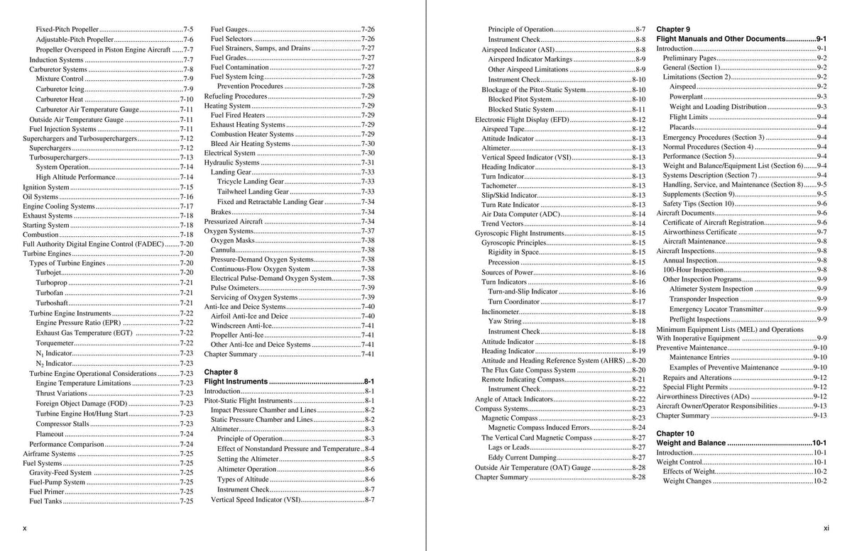 Pilot's Handbook of Aeronautical Knowledge 2023: Faa-h-8083-25c