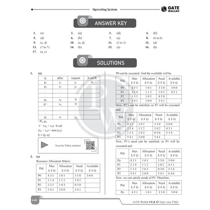 PW GATEWALLAH Computer Science & IT Topicwise Previous Year Solved Papers (2026 - 2008) with Video Solutions For 2027 Exams | Detailed Text Solutions